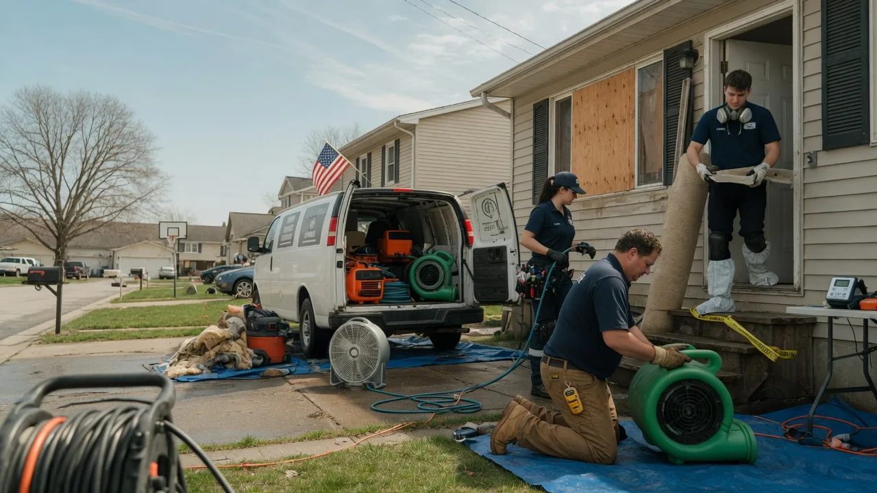 Water Damage Restoration in Wyoming, IL near me